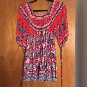free people printed tunic
